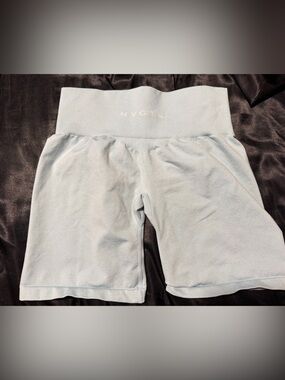 NVGTN Light Blue High-Waist Women’s Shorts